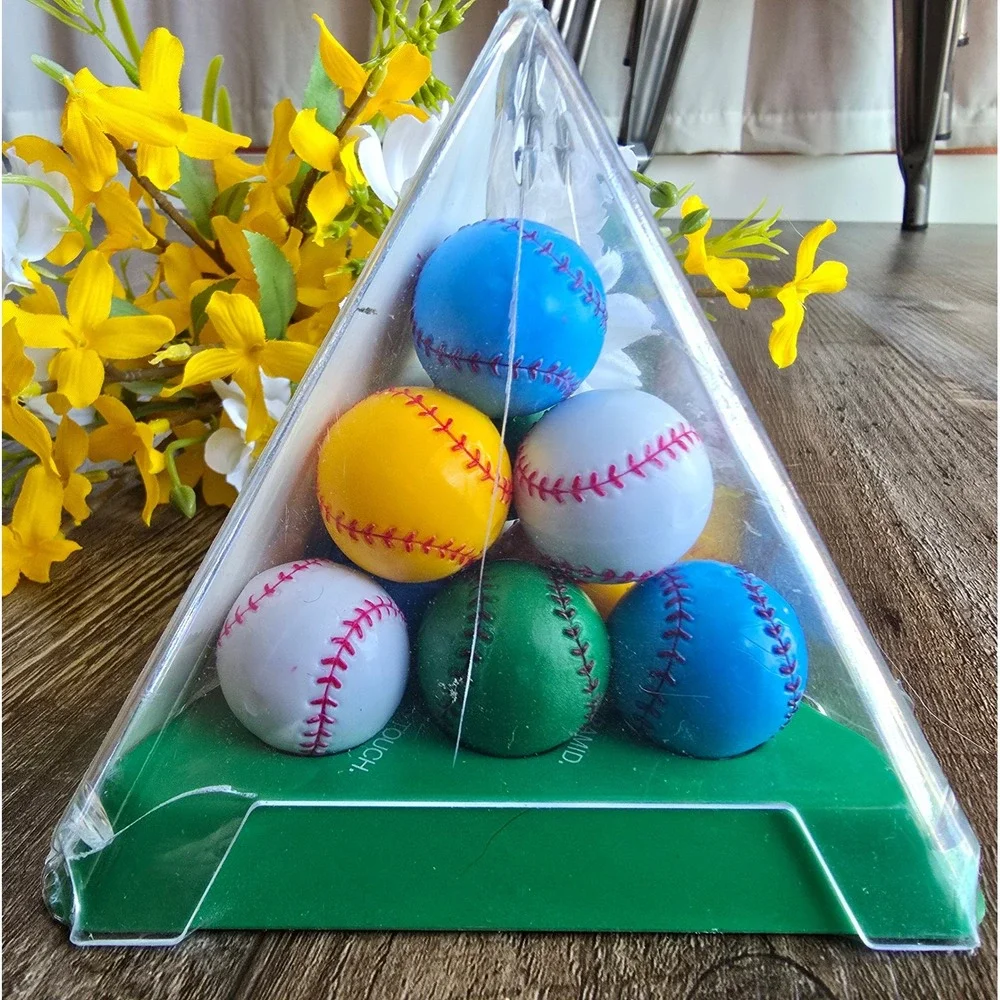 Vintage Smarts‎ Pyramid Jr. Baseball Themed Puzzle Game Brain Teaser Logic Toy